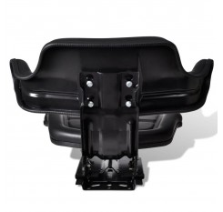 Tractor Seat with Backrest Black