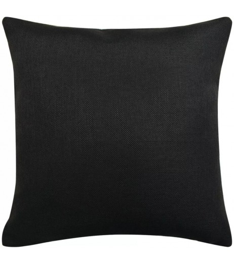  Pillowcases 4 pcs. Linen look Black 50x50 cm