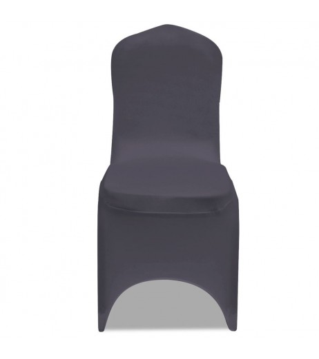 stretch chair cover 4 pieces anthracite