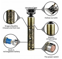 Hair Cutter Professional Hair Trimmer Men Rechargeable Electric Powerful Haircut Machine Carving Hair Tool