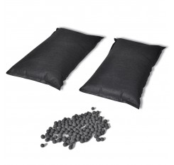 2 x 1 kg Activated Carbon Deodorising Bag with Velcro