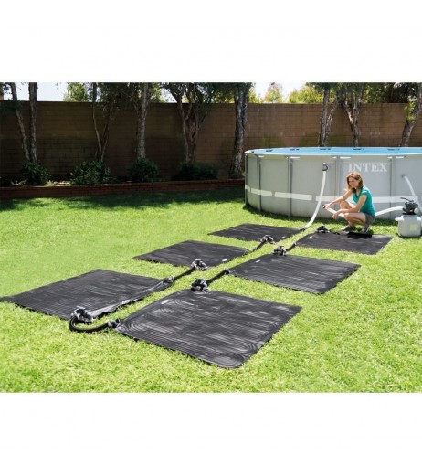Intex solar pool heating mat PVC 1,2x1,2 m Black 28685