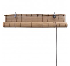 Brown Bamboo Roller Blind 120 x 220 cm