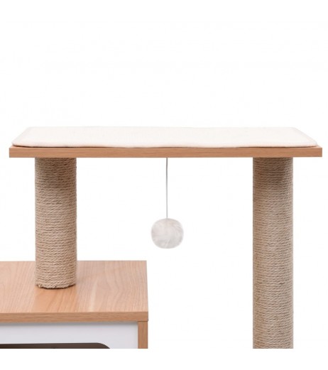 Cat scratching post with sisal scratching mat 82 cm