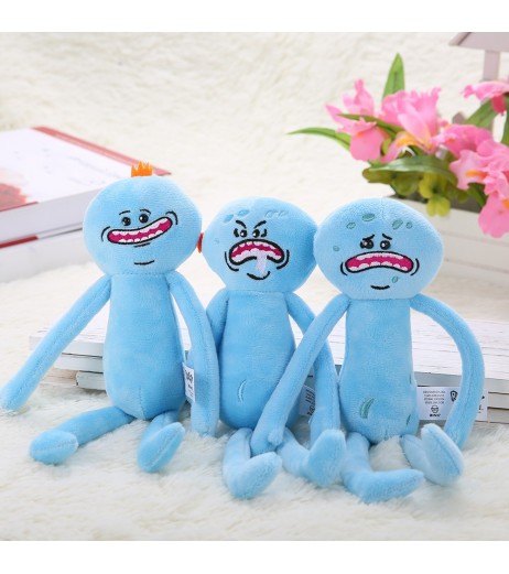 25CM Cute Cartoon Rick Plush Doll Morty Toy Kids Stuffed Toy Accessories Soft Pillow Birthday Gift