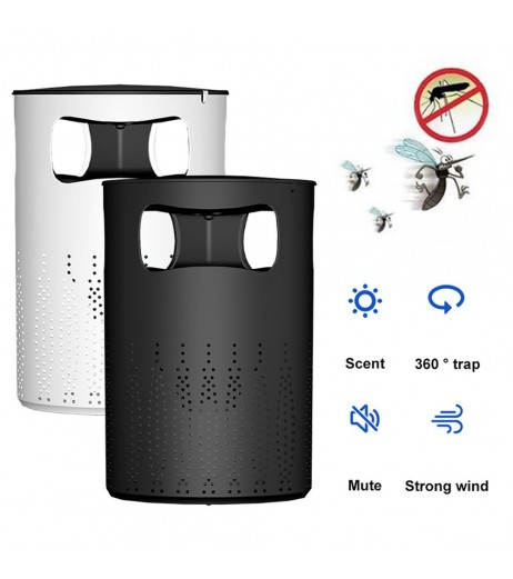 Household Mosquito Killer Lamp Inhalation Mosquito Trap Lamp Electric Insect Flies Zapper LED Trap Lamp Strong Suction Fan USB Powered