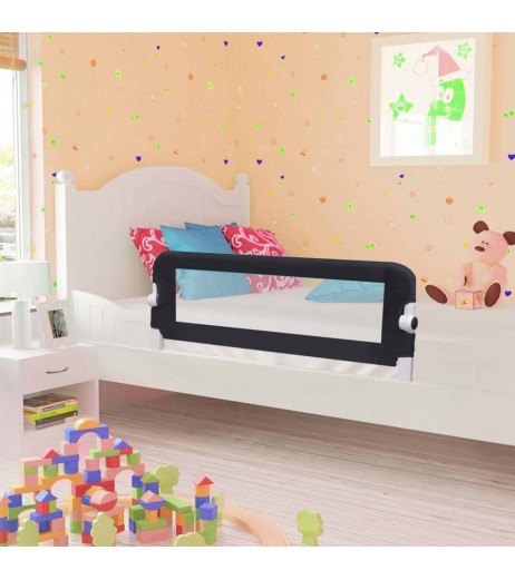 Toddler bed screen gray 120x42 cm polyester