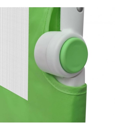Toddler bed guard 2 pieces green 150 x 42 cm