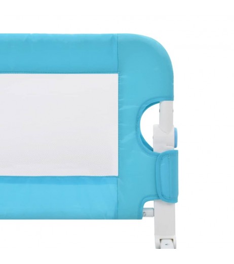 Toddler Bed Guard Blue 180x42 cm Polyester