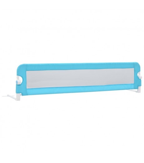 Toddler Bed Guard Blue 180x42 cm Polyester