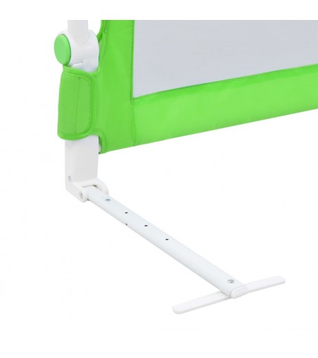 Toddler Bed Guard Green 180x42 cm Polyester