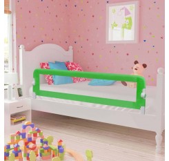 Toddler Bed Guard Green 120x42 cm Polyester