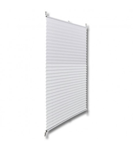 Pleated Blinds Plisse White Curtain 50x100cm