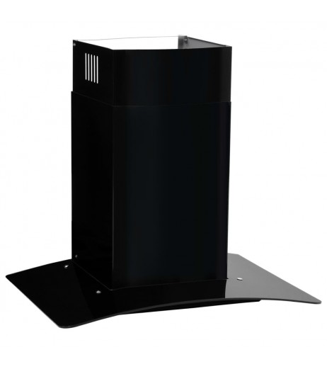 Extractor hood Wall mounted stainless steel 756 m³ / h 60 cm Black