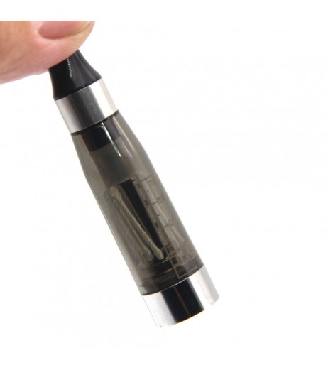 Electronic Cigarette Atomizer 1.6ml CE4 Clearomizer 2.5ohm Rebuildable Vapor Tank Dual Coil Clearomizers E-cigarette Atomizers  for Ego T K Battery Vaporizer (Transparent)