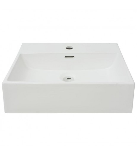  Washbasin with hole for ceramic tap 51,5x38,5x15 cm white