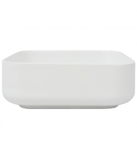  Ceramic square washbasin 38x38x13.5 cm cm white